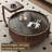 15.75"Retro Solid Wood Round Tea Table Set