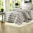 Premium Bedding Sets, Sage Green Polyester Comforter With Modern Minimalist Style