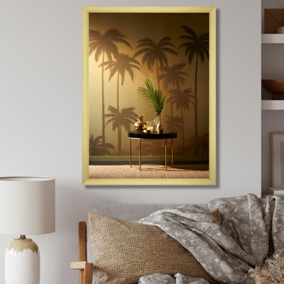 " Golden Grove Palm Tree Shadows "
