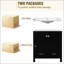 Meuble-lavabo 30 po avec lavabo simple, armoire encastrée Combo