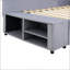 Lit plateforme simple tapissier en forme de L avec rangement et tiroirs-1318147628