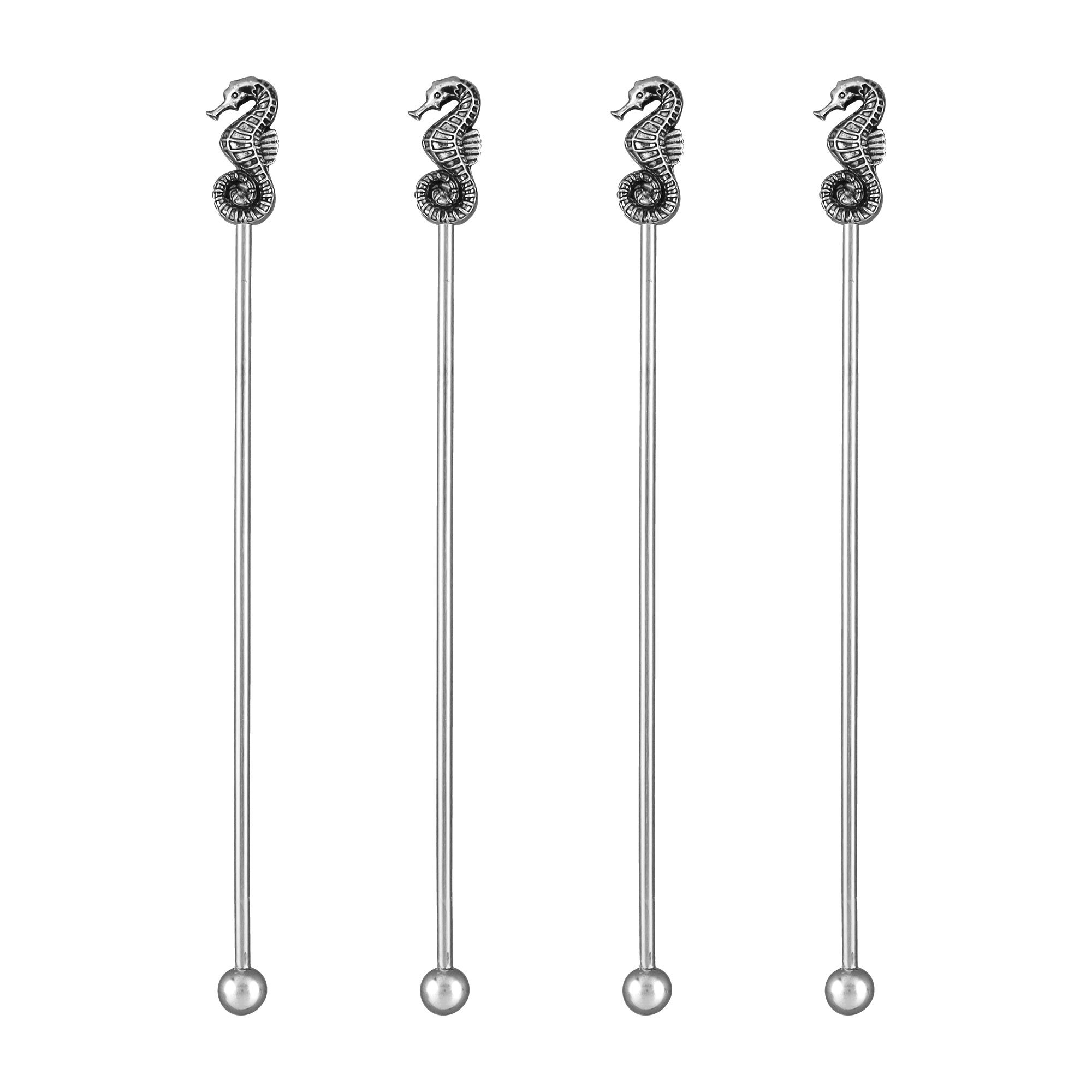 Stainless Steel Flamingo Drink Stirrers Reusable Swizzle Stick