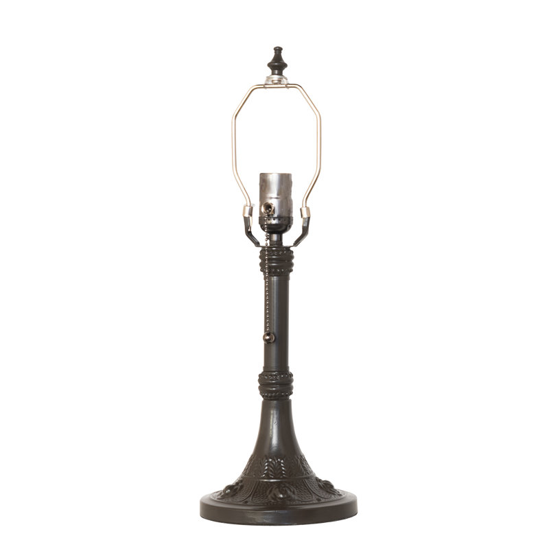 19" High Tiffany Jeweled Peacock Accent Lamp