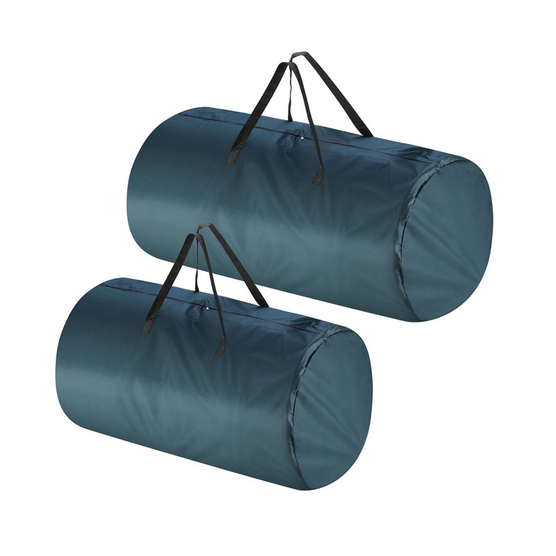 Christmas Tree Storage Bags- 2- For 7.5-16 Ft Artificial Trees-Premium Canvas-Protect Holiday Decorations, Inflatables by Tiny Tim Totes