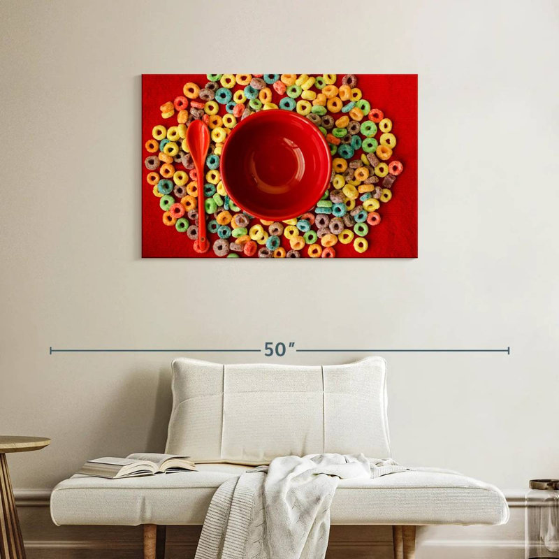 Yarlin Fruit Cereal Loops, 24" H x 36" W