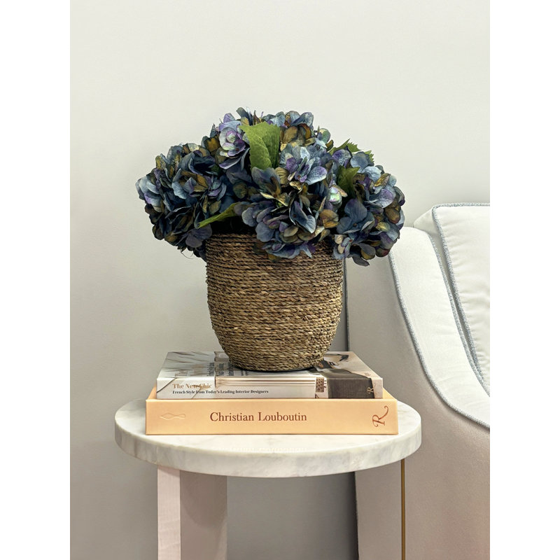 Fall Hydrangea Floral Arrangement, Blue
