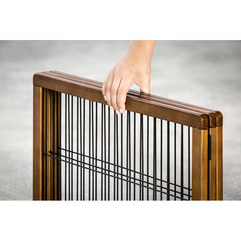 Barrière pour animaux 3 panneaux, H 20 po x l 62 po x p 3 po