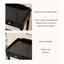 Black Retro Desk with Two Drawers