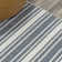 Raygoza Two-Tone Striped Classic Low-Pile Machine-Washable Cream/Dark Gray Rug