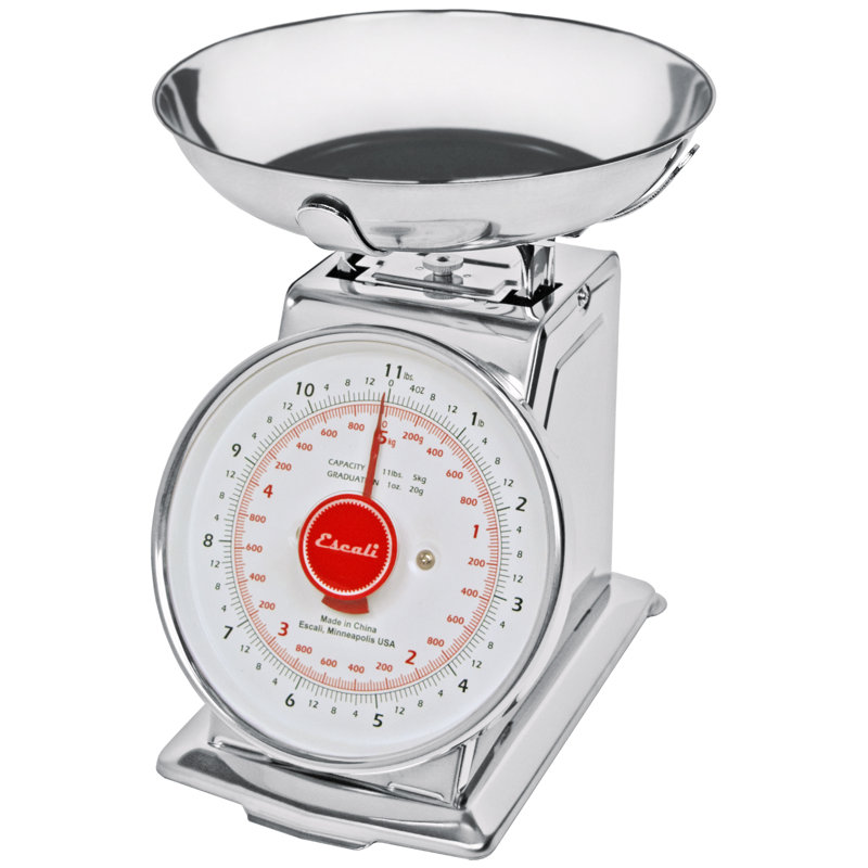 Balance à cadran avec bol Escali Mercado 11 lb