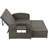 Double Chaise Lounge With Adjustable Back And Cushions, Featuring Waterproof Cover And Storage-Saving Design For Ultimate Comfort And Convenience
