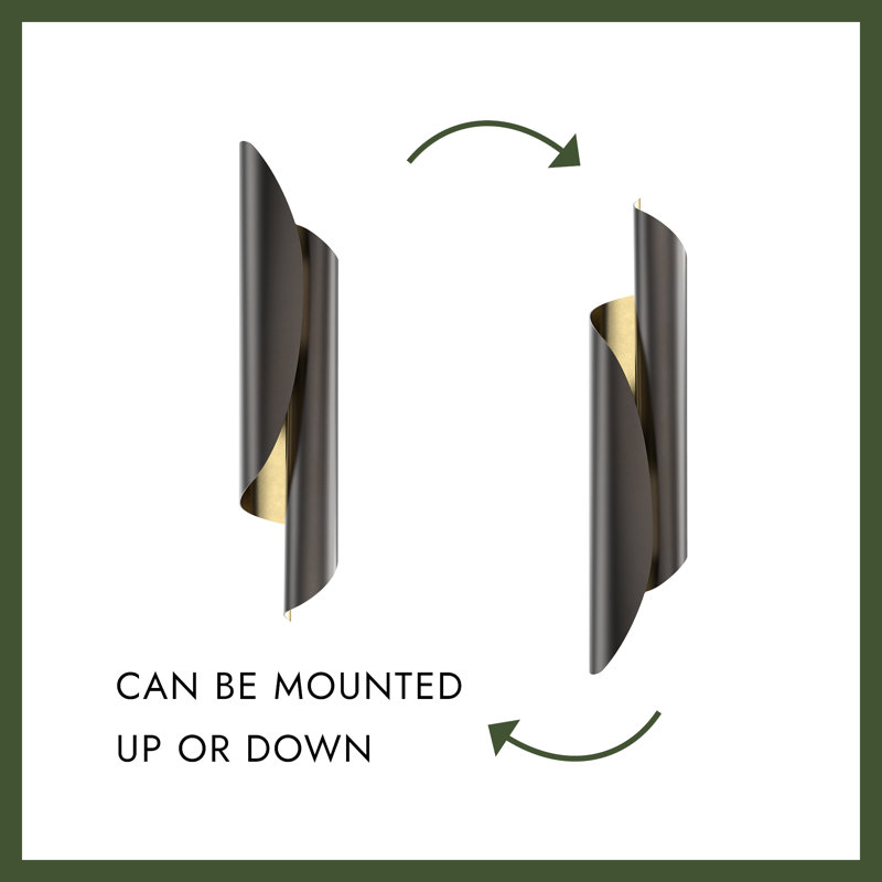 Parducci 2 - Light Corner Wall Light, Vintage Brass