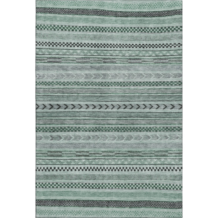 Premium Machine Washable Marasco AMF1625 Stripes Rug