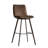 Catanzaro Upholstered Counter Stool with Metal Frame-27107896