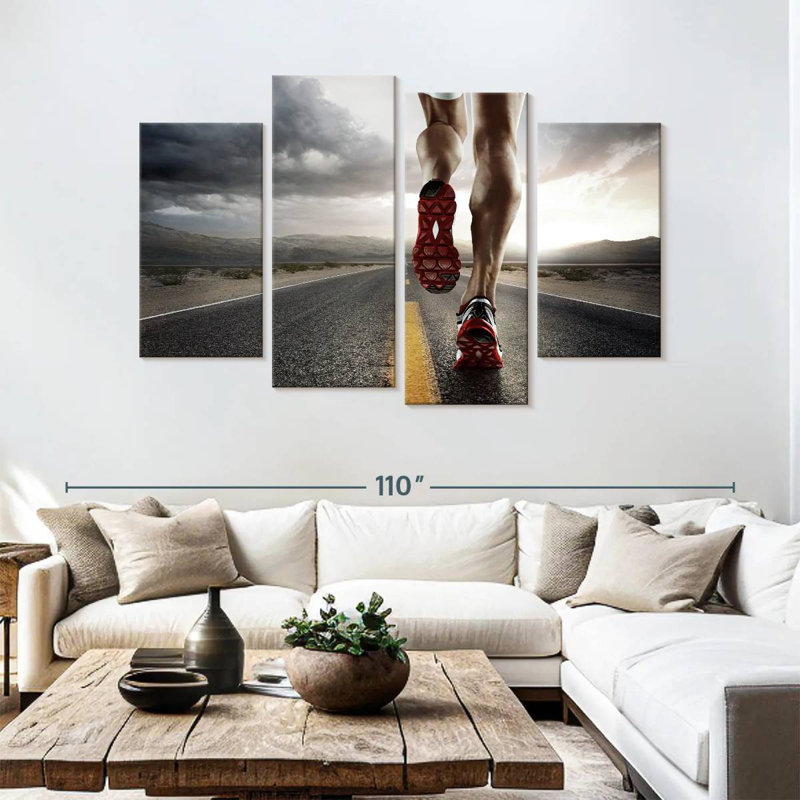 Sireci Athlete Running, 54" H x 84" W