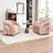 Coyle Upholstered Swivel Barrel Chair-1916388751