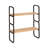 Willow Solid Wood & Metal 2-Tier Wall-Mounted Accent Shelf-1618163072