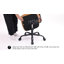 Ensemble de meubles de bureau contemporain 2 pièces - Bureau debout électrique avec fauteuil pivotant en cuir synthétique réglable-449246275