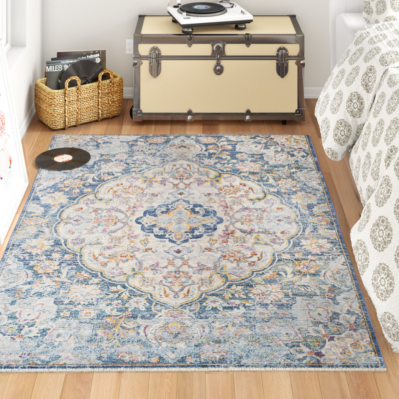 Tapis floral Soren Performance, Rectangle de 5 pi x 8 pi