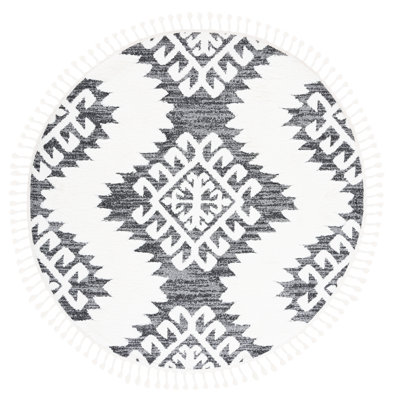 Tapis performance à poils longs style marocain