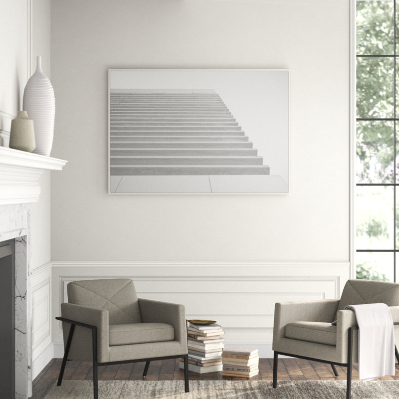 Architectural Moment 4' Framed Print on Glass