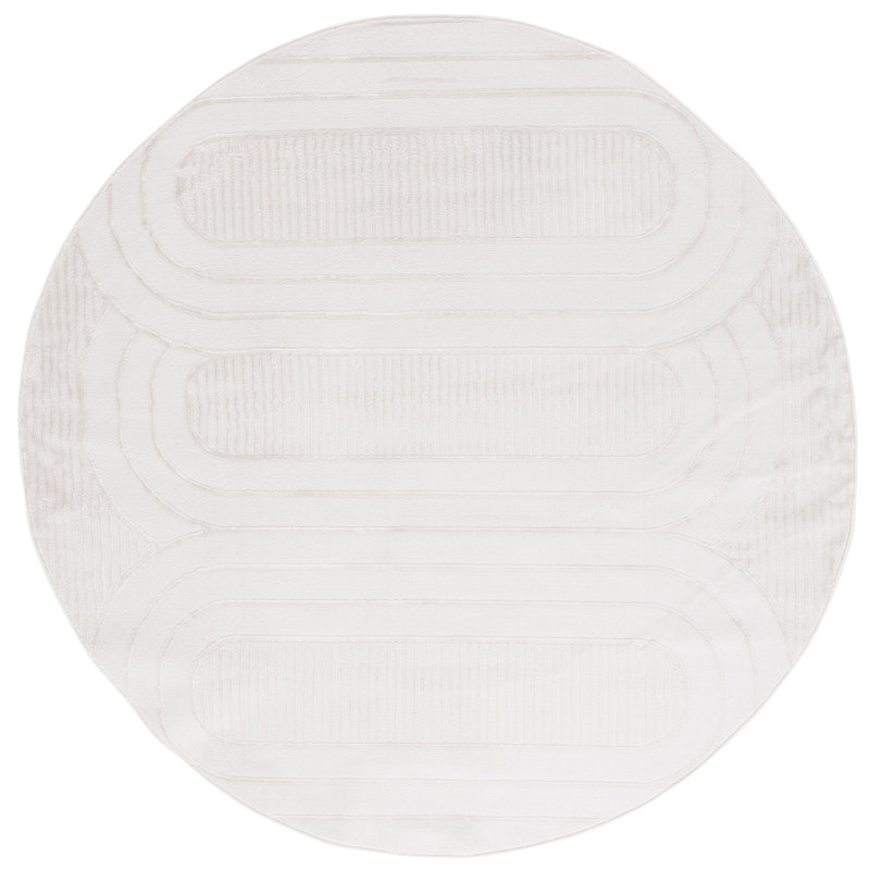 Tapis abstrait Kaillan Performance, Rond 6 pi 7 po