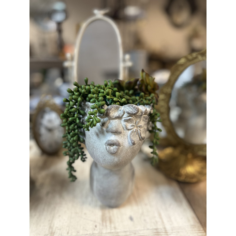 Pot à fleurs Kyum, H 9,5 po x l 6,5 po x P 6,5 po