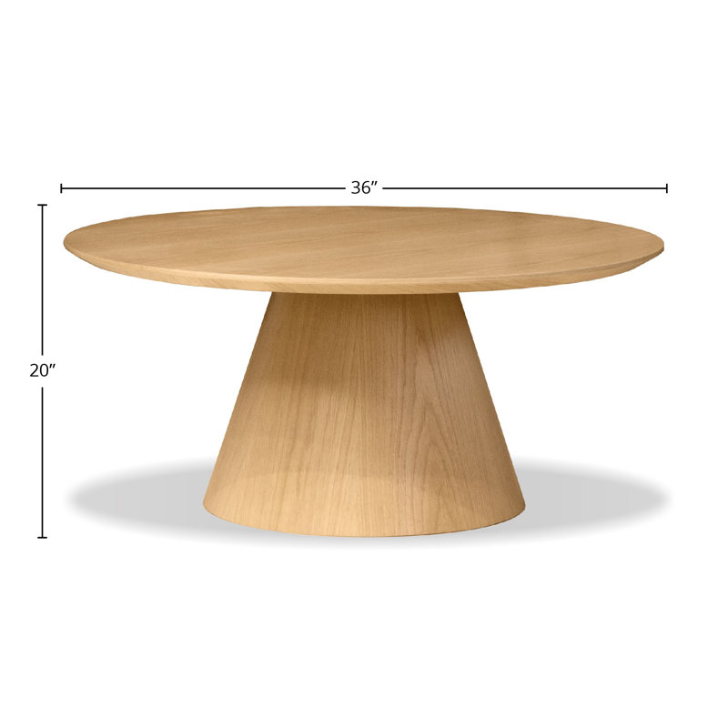 Table basse Tower, Chêne blanc