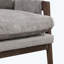 Fauteuil en velours de 35,40 po de large avec structure en bois massif et coussin de siège amovible Mccartan-804834687