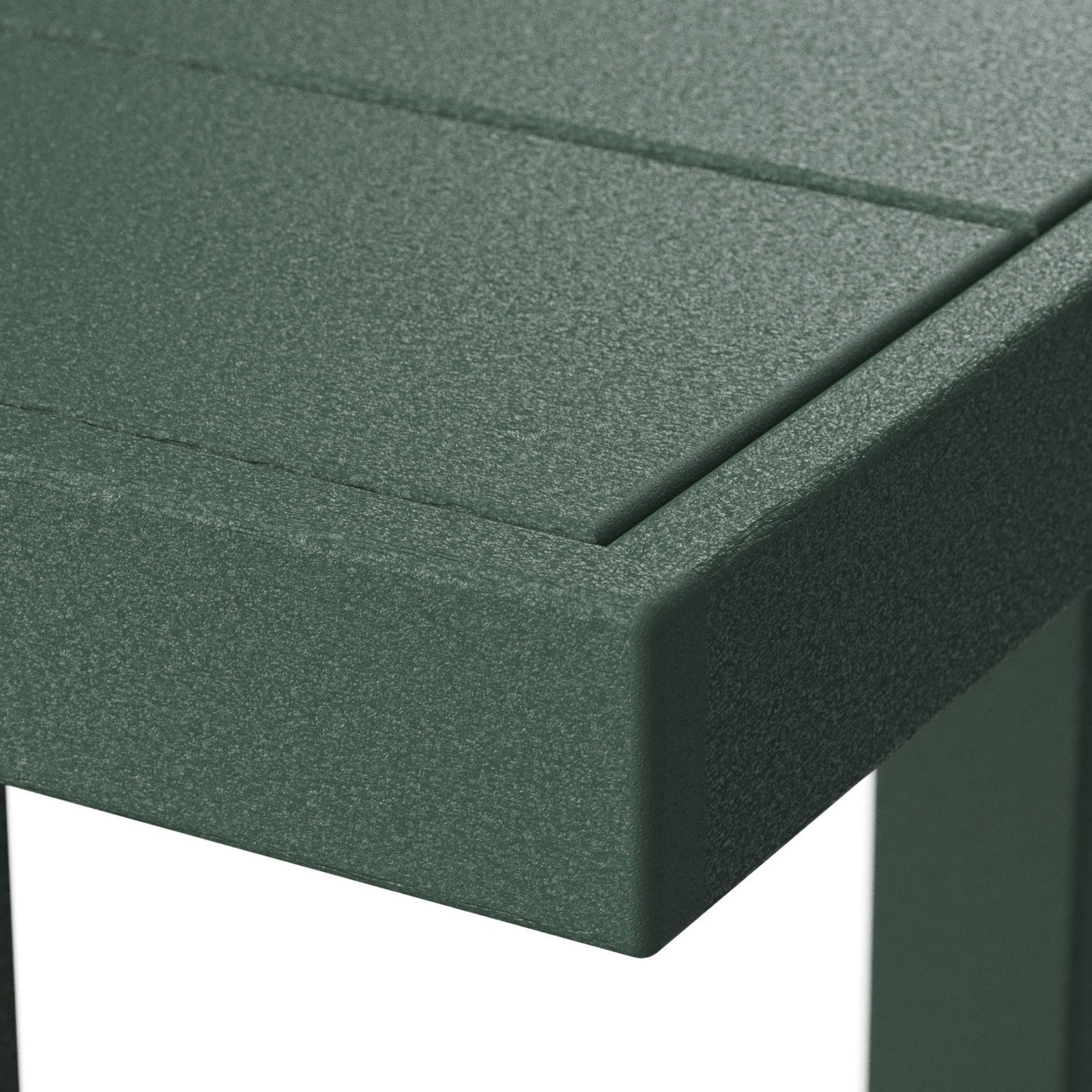 POLYWOOD® Edge 78" Patio Dining Table, Green