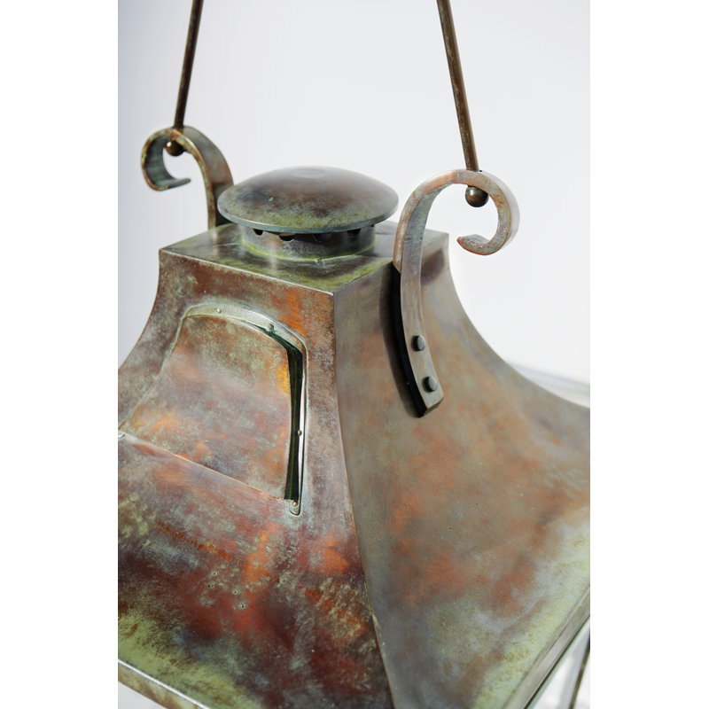 Ralph Lauren Home Carrington 4 Light Chandelier, Weathered Verdigris, 48.5"H x 22.5"W x 22.5"D