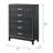 Weathered Black Finish Chest-2035130980