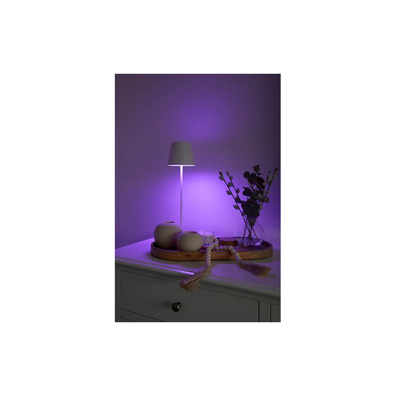 Indoor Outdoor Portable LED Table Lamp Touch Dimmable IP54 Rated LED Colour Changing Bedside Table with USB-C Charging Cable