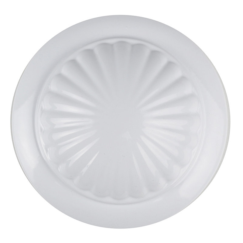 Retenue de rideau Sonette Drapery Medallion, Blanc lustré