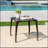 Durable Cast Aluminum Outdoor Side Table With Elegant Grillwork, Lightweight And Weather-Resistant For Patio And Garden Use