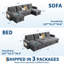 Canapé-lit modulaire moderne en forme de U avec canapé-lit et canapé-lit modulaire convertible en U-1588815158-1588815159