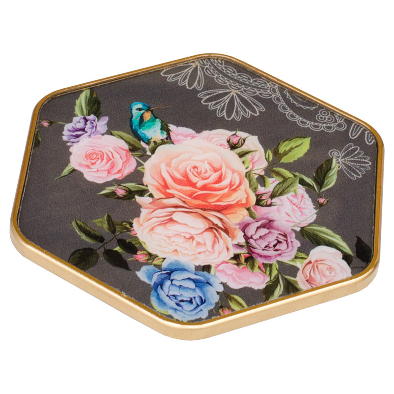 Floral Hexagon Coasters