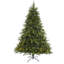 Sapin de Noël vert plume artificielle avec lumières DEL-1875346461