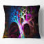 Arbre psychédélique multicolore magique - coussin imprimé abstrait-30730998-30731002