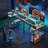 42" W L-Shaped Reversible Gaming Desk with LED Lights and Monitor Stand-1761489320