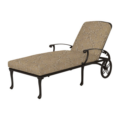 Michigan Chaise Lounge Frame - Welded with Sunbrella Cushions