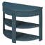 Demi-lune Lowellville avec tiroir et 2 tablettes-752774680