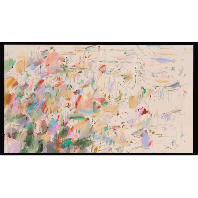 Blooms Painting, Black Framed