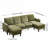 4 Seat Comfy Modular Sofa Couch-108207875