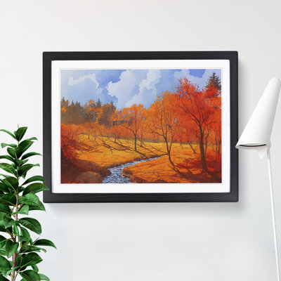 Watercolour Autumn Forest Vol.6 - Single Picture Frame Painting