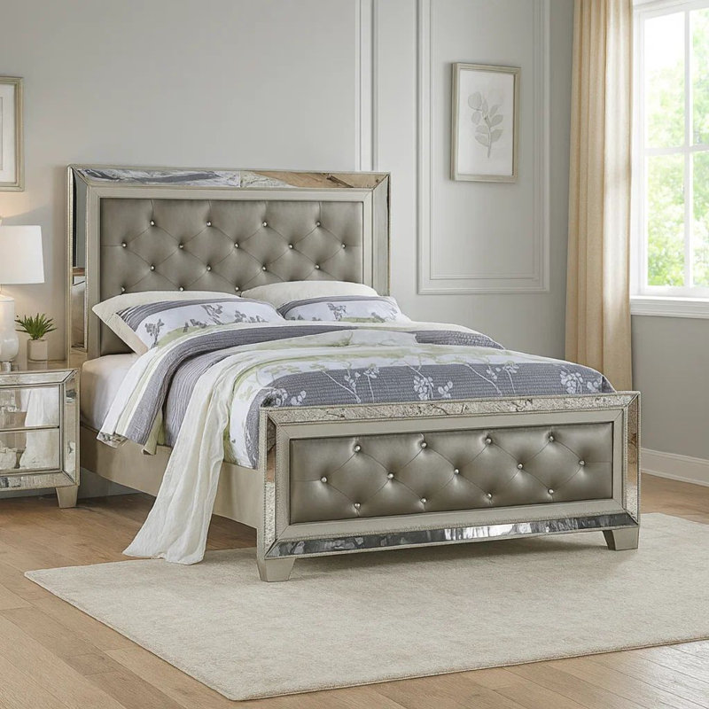 Barret Vegan Leather Standard Bed, California King