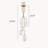 Lazhane 4 - Light Golden Cluster Pendant