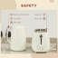 HOMCOM 1.7L Fast Boil Electric Kettle and 2 Slice Water Toaster Set-51772139