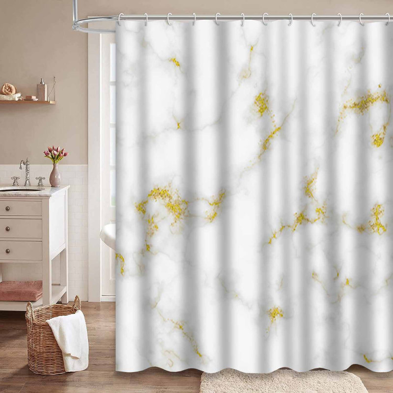 Rideau de douche Marble, L 72 po x l 78 po