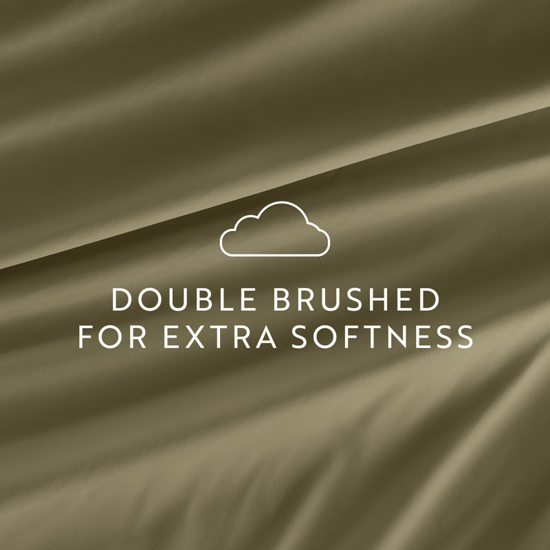 Sheet Set Solid Microfiber Ultra Soft Bedding, Twin Sheet Set with 1 Pillowcase, Sage